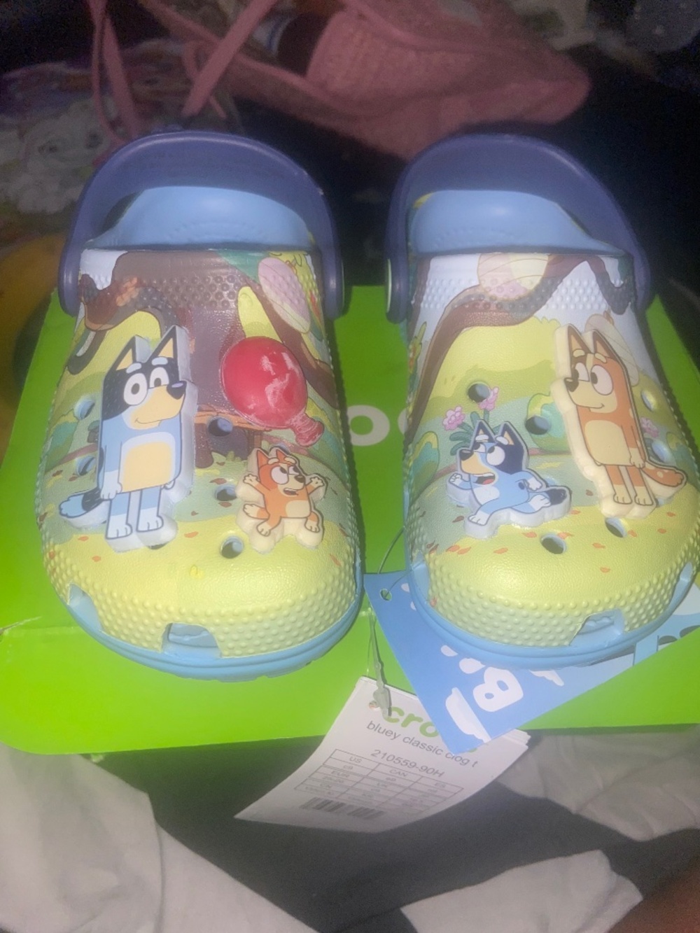 Toddler Bluey crocs NWT size C9